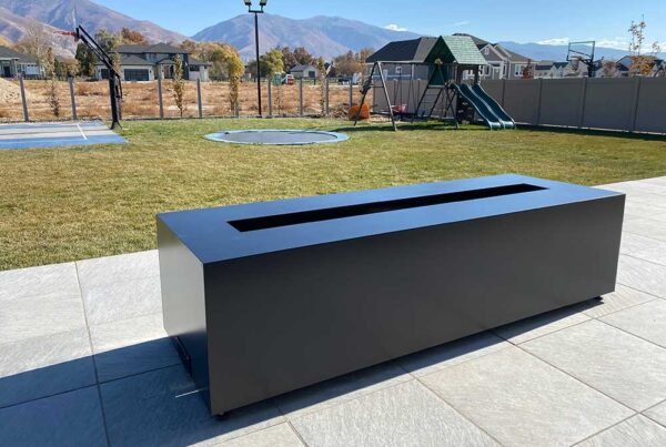 La Sal Fire Table Backyard