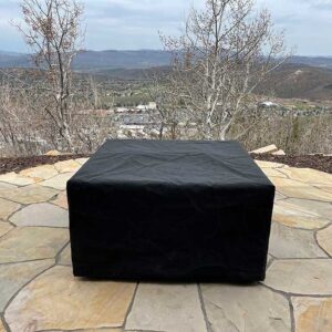 Outdoor Fabric Cover Fire Table