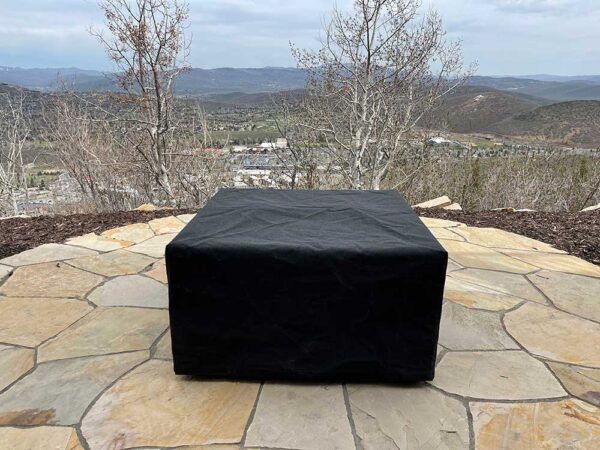 Outdoor Fabric Cover Fire Table